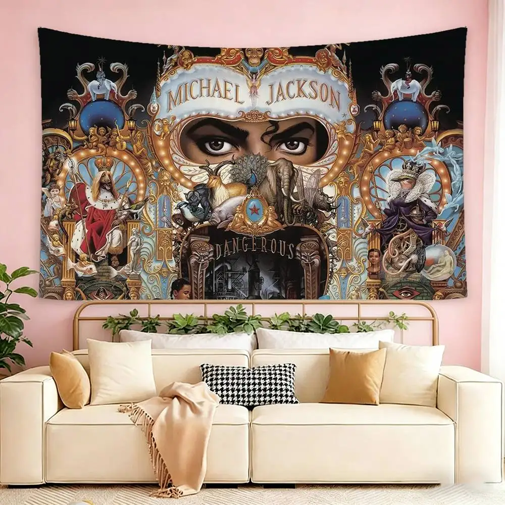 Jaafar Jackson Flags Suitable For Party Club Outdoor Interior Wall Decoration Banner Fans Gift