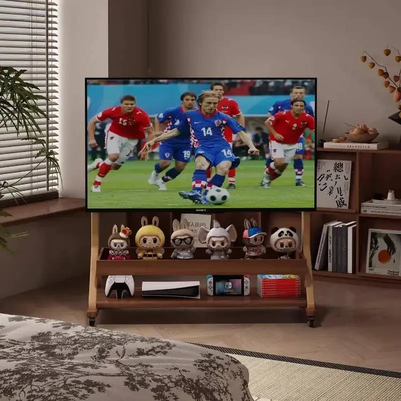 Distinctive Premium Adjustable Durable Tv Cabinet Compact Stylish Wooden Smooth Tv Cabinet Mueble Television Media Furniture