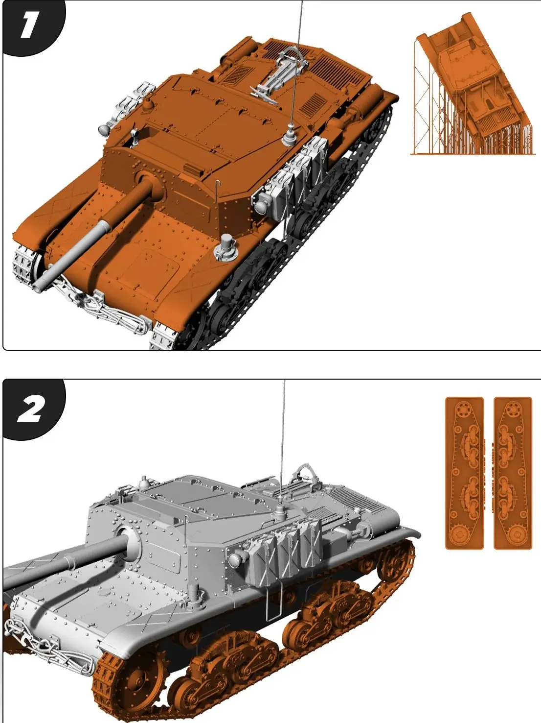 

Италия M42 75 мм/L34 Мотор пистолета CarrItalyge SSMODEL SS689 1/56 1/72 1/100 15 мм WarGaming 28 мм Комплект военной модели