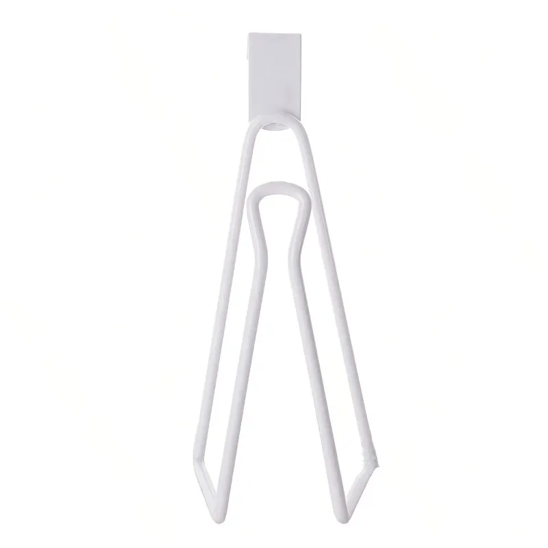 Toilet Paper Holder - Easy Install Wall Mount Bathroom Tissue Roll Hanger with Painted Finish Space Saving No-Drill Design