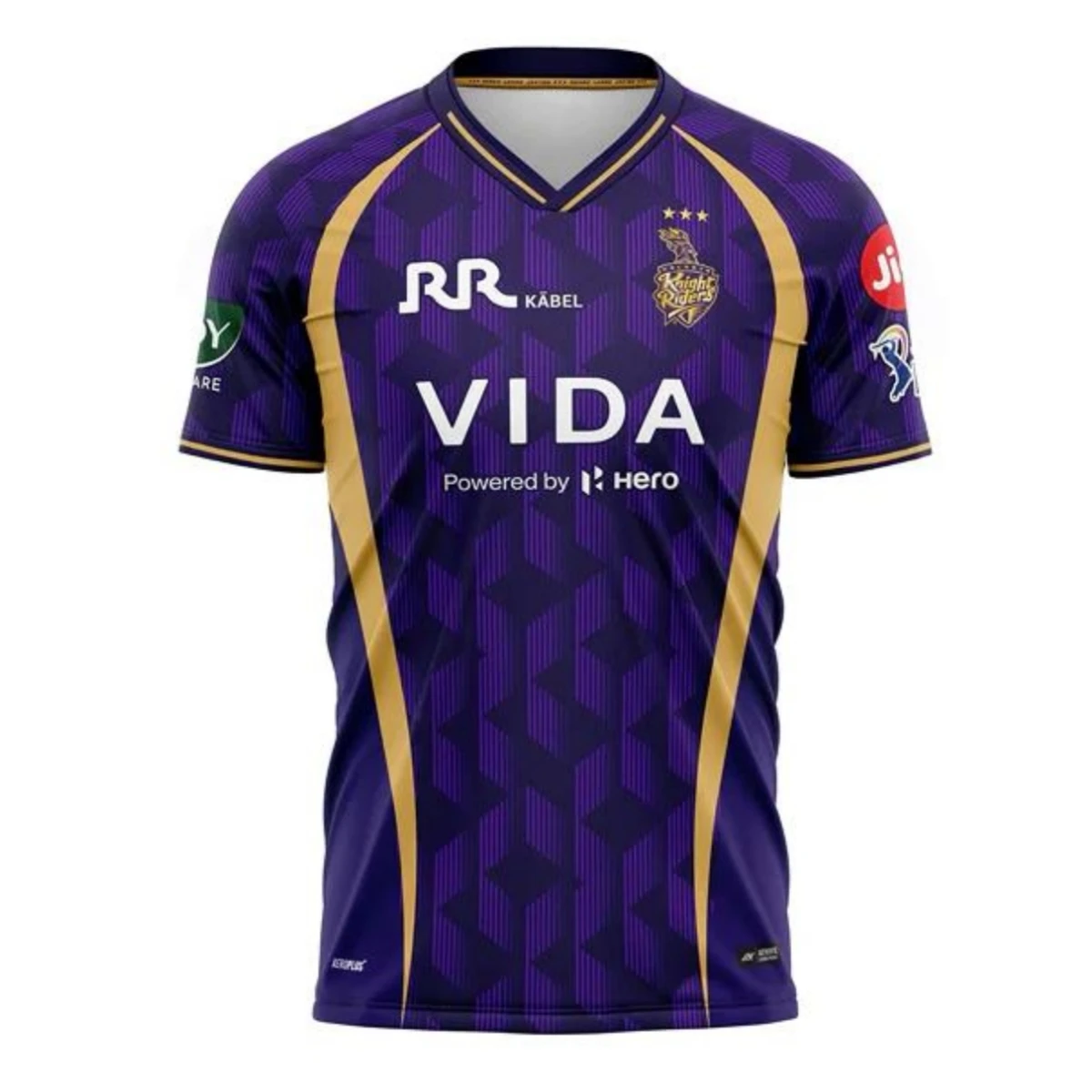 Man Women 3D Digital Print Cricket Sports KKR Fans Breathable V-Neck Outdoor Short Sleeve Men's Casual T-Shirt Tops Tee