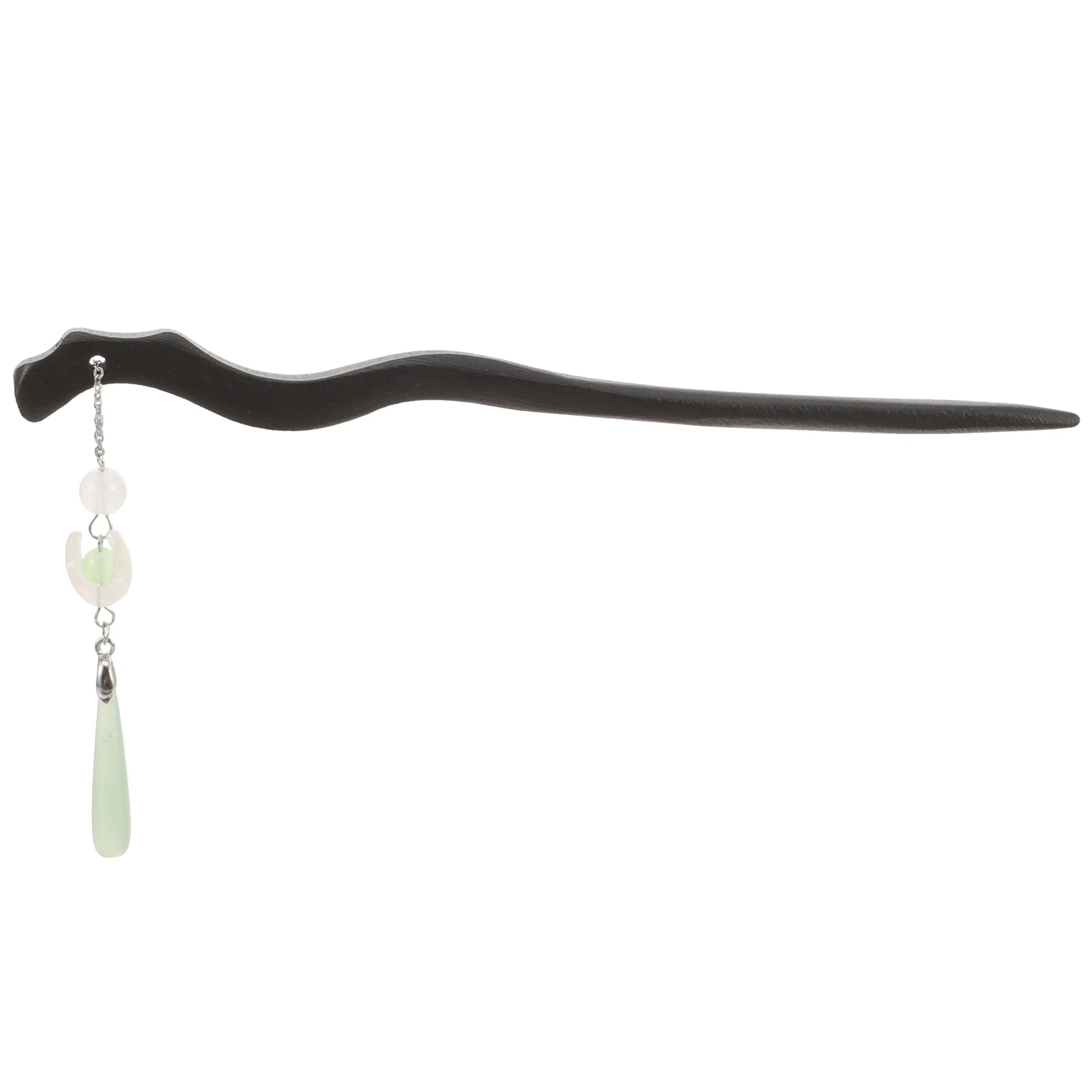 

Moon Chinese Accessories for Long Hair Women Daily Wear Hanfu Styling Metal Moon Hair Stick Chopsticks