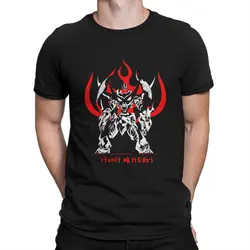 Crazy Kamina Tengen Toppa Gurren T-Shirts for Men Crew Neck Pure Cotton T Shirts Tengen Toppa Gurren Lagann Short Sleeve