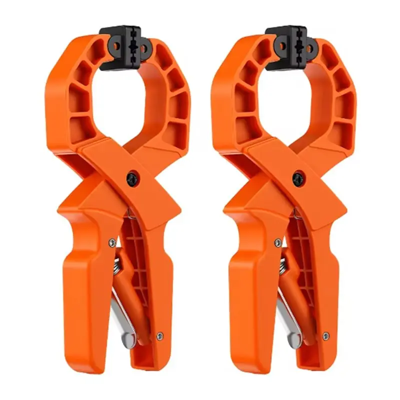 ABVG-2Pack Quick Release Ratcheting Wood Clamp Heavy Duty Nylon Ergonomic Handle For Woodworking Crafting