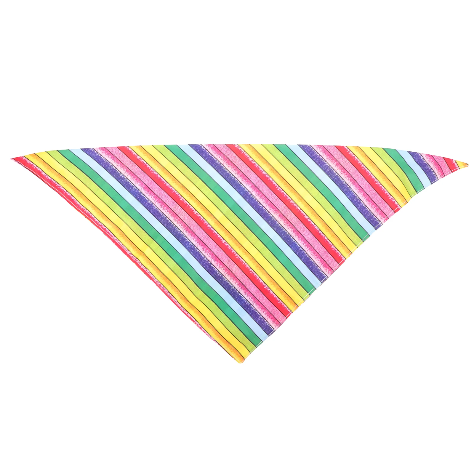 

Rainbow Stripe Bandana Pet Triangle Scarf Cat Dog Bandanas Boy Rabbit Decor Party Supplies Dog Outfit Triangular Bandanas