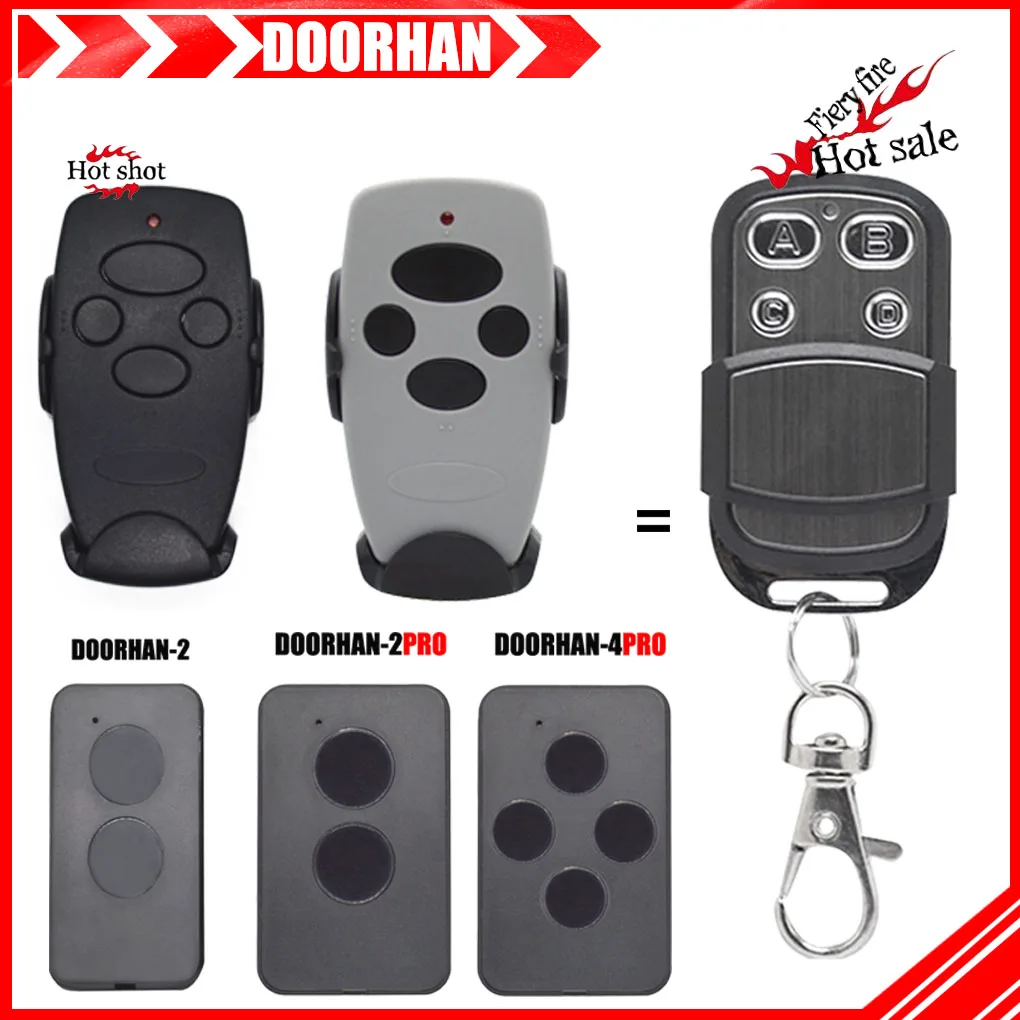 DOORHAN transmitter -433MHz rolling code100% control 4 Garage Door Remote Control 2PRO Rolling door controller