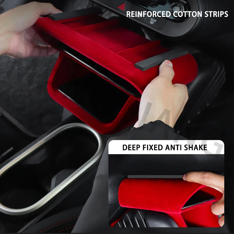 Car Central Console Organizer Storage Box For Mini Cooper E SE J01 EV J05 Aceman 2024 2025 Storage Box Trim Interior Accessories