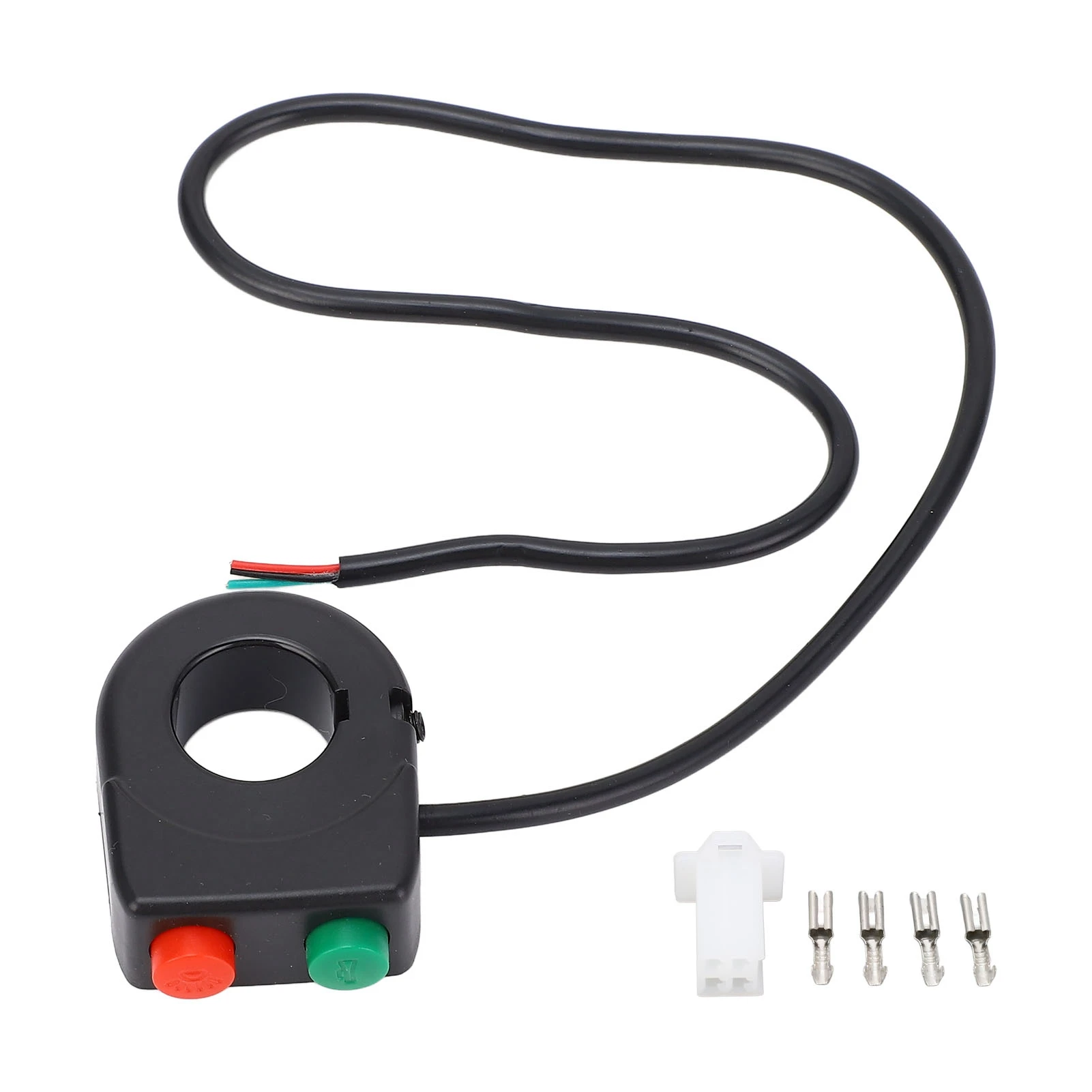 

12V Handlebar On-Off Button Switch For Motorcycle Electronic Scooter Horn Head Light Hamdlebar Button Switch Horn Headlight