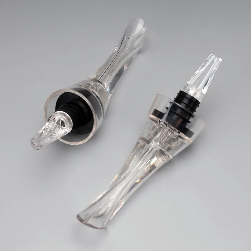 الاكريليك النبيذ مهوية المدفق قسط التهوية المدفق إناء نبيذ أحمر غطاء صنبور سدادة زجاجة الفم موزع الدورق صنبور