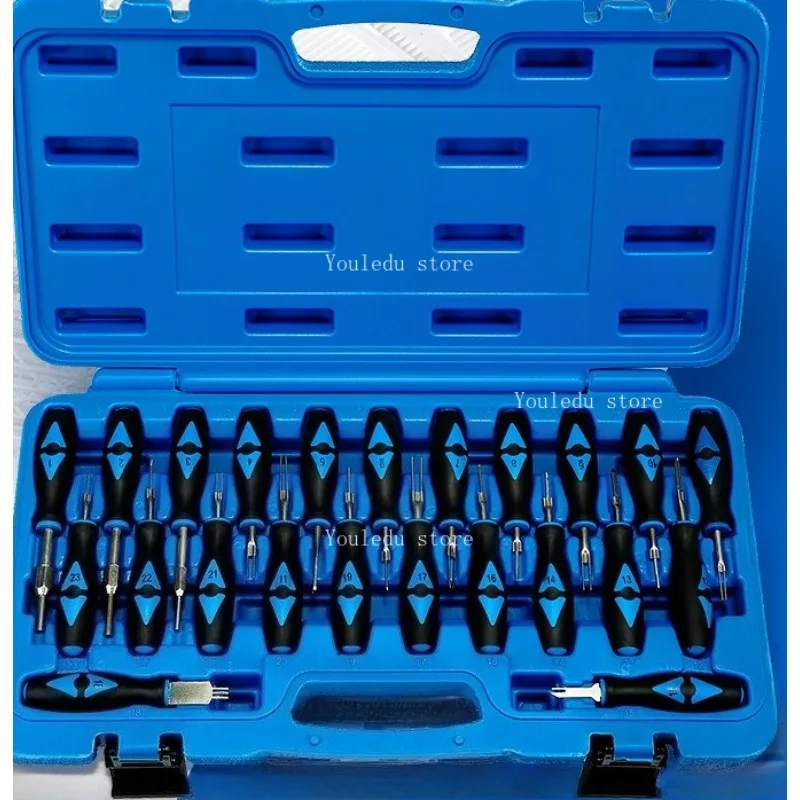 مناسبة لأداة تفكيك طرفية مكونة من 23 قطعة، ومكونات تسخير الأسلاك، ومستخرج الإبرة، ومستخرج الإبرة VAS1978 #1