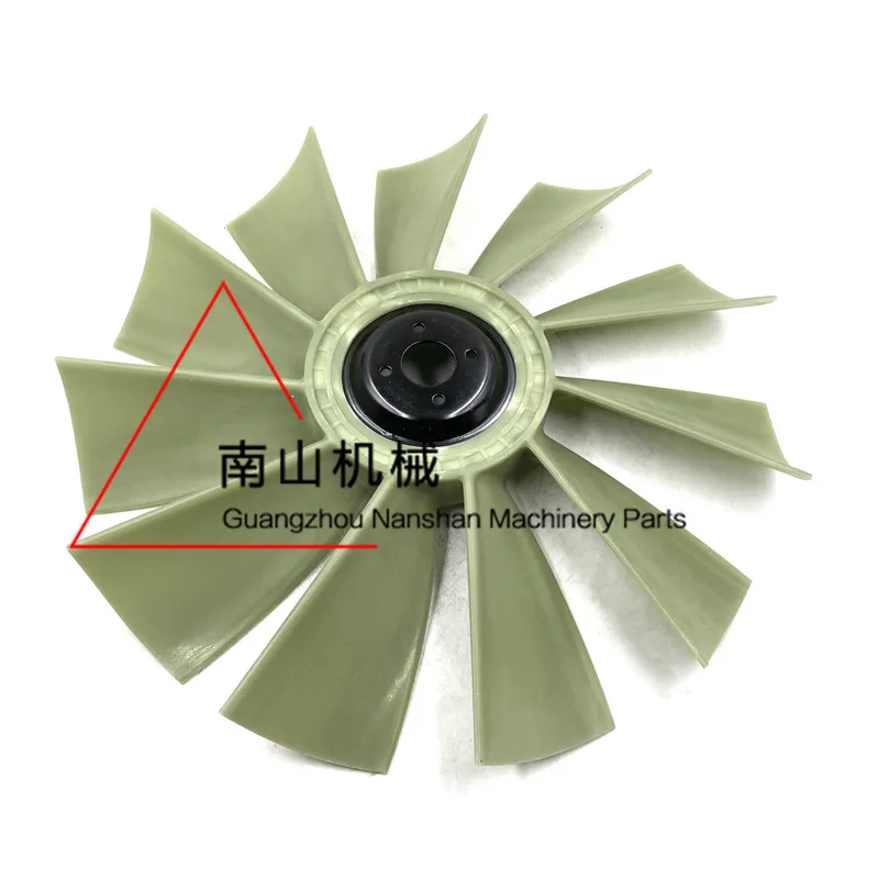 4JG1 Fan blade SANY SY60/70 Hitachi ZAX60/70  engine cooling water tank excavator accessories