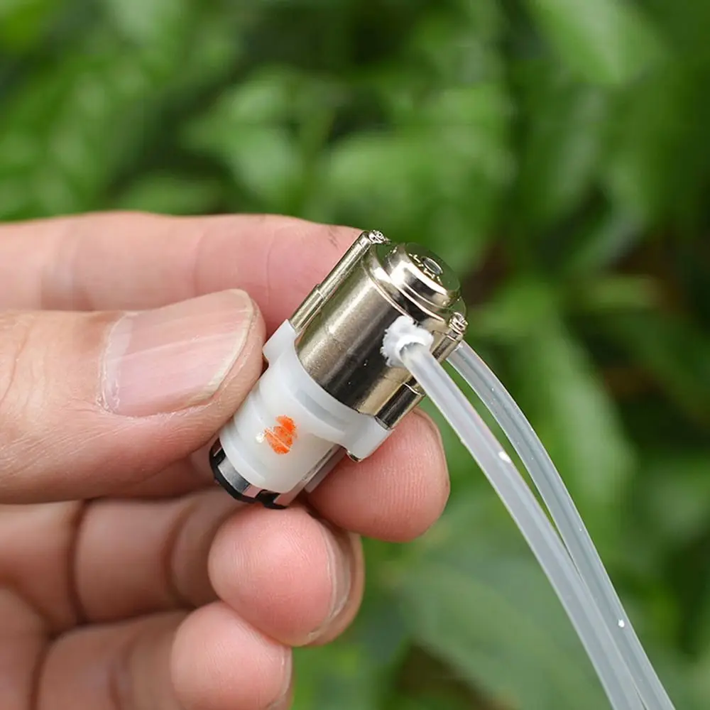 1Pcs DC3V 3.7V Micro Peristaltic Pump M20 Motor 10mm Planetary Gear Metering Pump Metal Pump Body Self Priming Squeezing Pump
