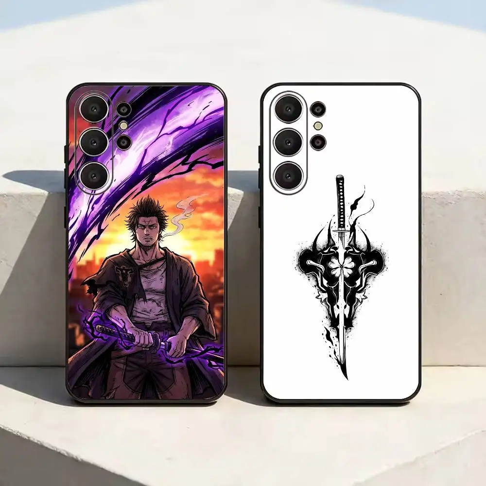 Black Clover Yami Sukehiro-A Phone Case For Samsung S26,S24,S21,S22,Plus S23,S30,Ultra,S20,Fe,Black Soft Silicone