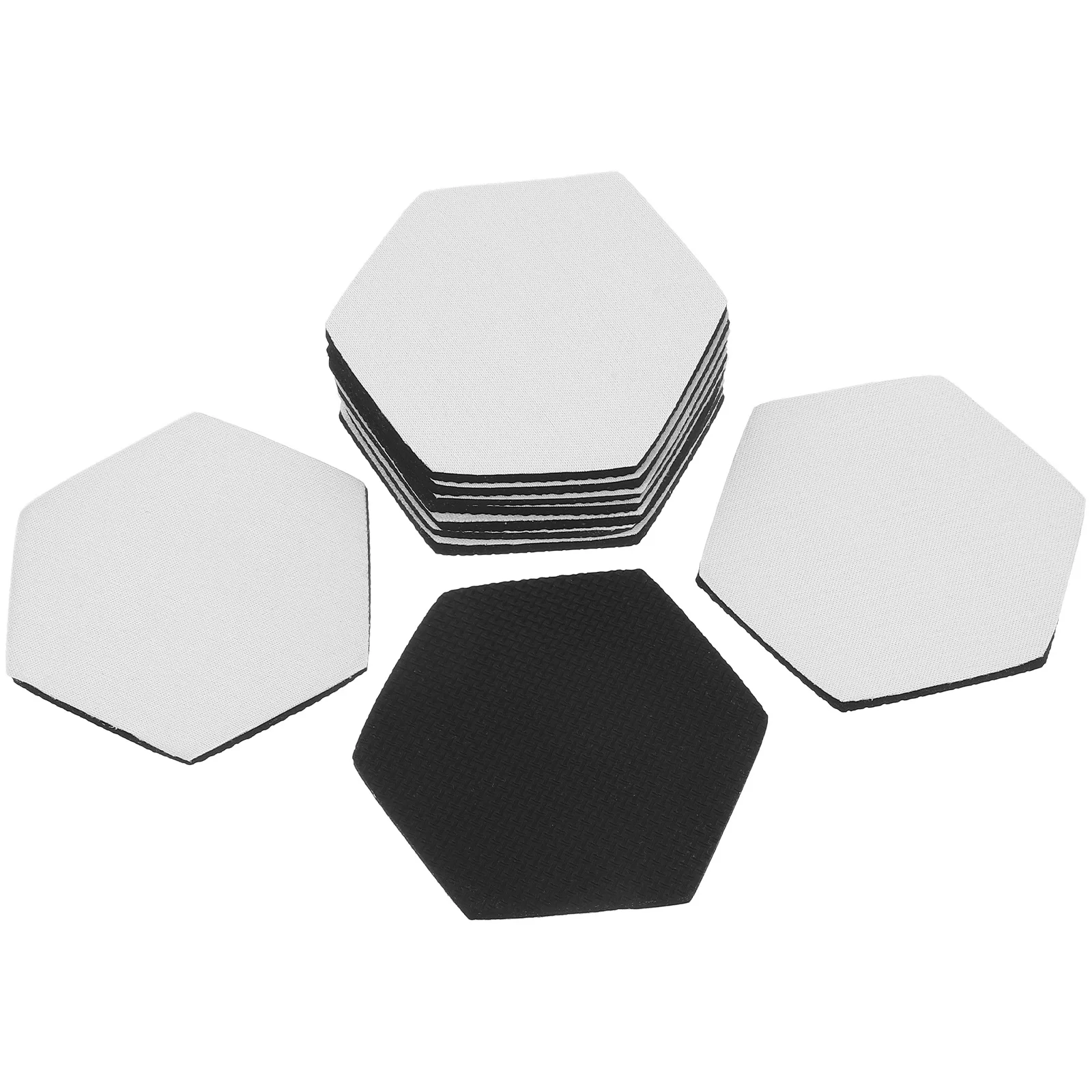 

10Pcs Sublimation Car Coasters DIY Graffiti Heat Transfer Resistant Deformation Multi Versatile Interior Decor