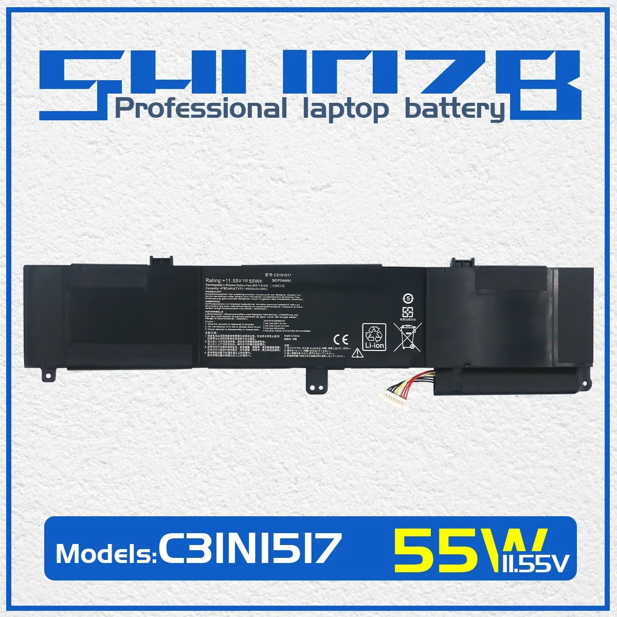 SHUOZB C31N1517 Laptop Battery For Asus VivoBook Flip TP301 TP301U TP301UA TP301UJ DW009T DW235T Q304 Q304U Q304UA TP301UA65