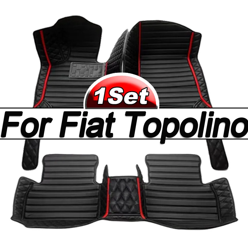 Car Floor Mats For Fiat Topolino 500 2012 2011 Auto Interiors Accessories Styling Custom Foot Rugs Products Replacement Parts