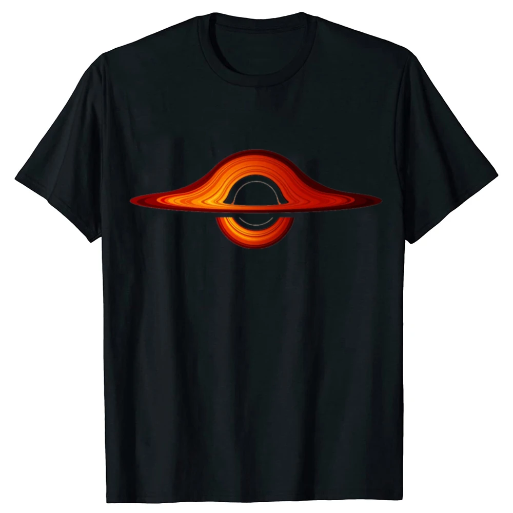 Black Hole Physics Universe Physics Astrophysicists Women T-Shirt Funny Astronomy Science for Femme Short Sleeve Top Men Shirts