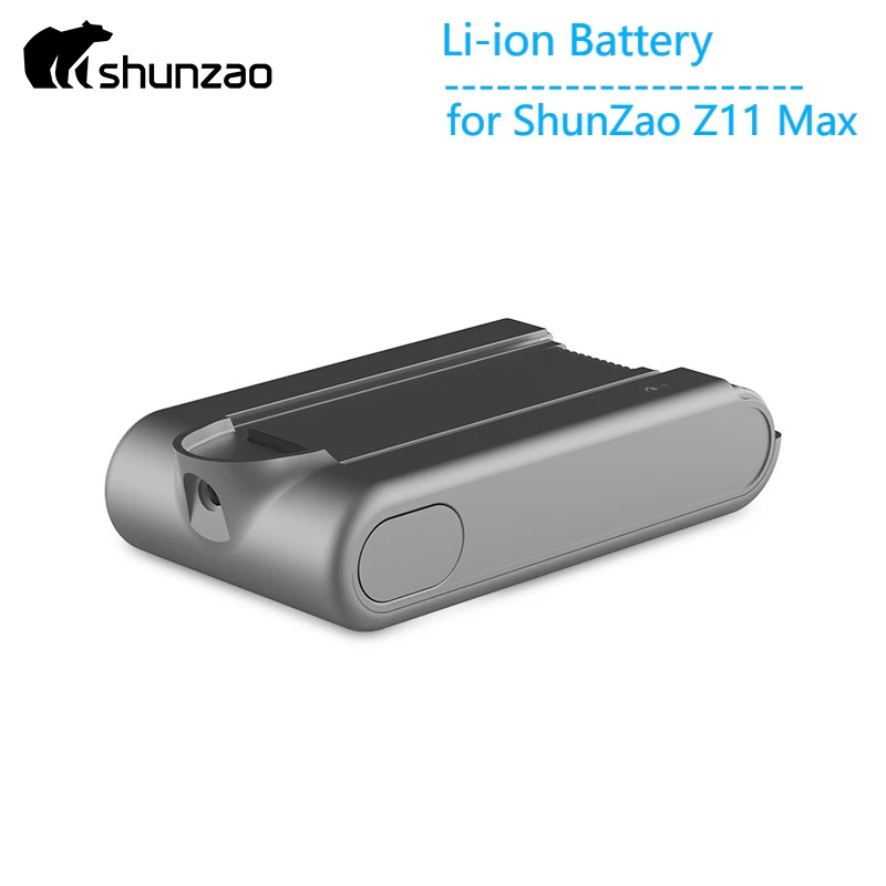 Original Li-ion Battery Replacement for ShunZao Z11 MAX Handhleld Vacuum Cleaner Parts Charging Battery 2500mAh Accessories