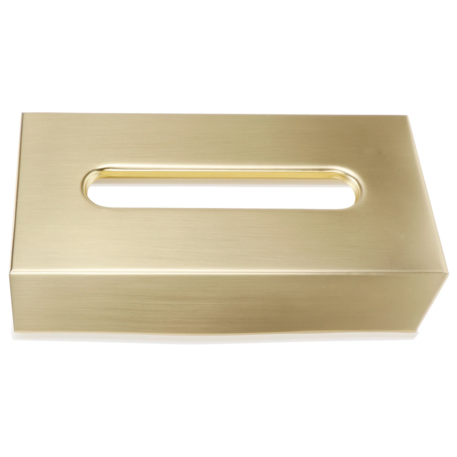 Luxury Golden Tissue Boxes Storage Napkin Holder Paper Case Organizer Ornament Craft Desktop Tissue Holder Kitchen Tissue Box
