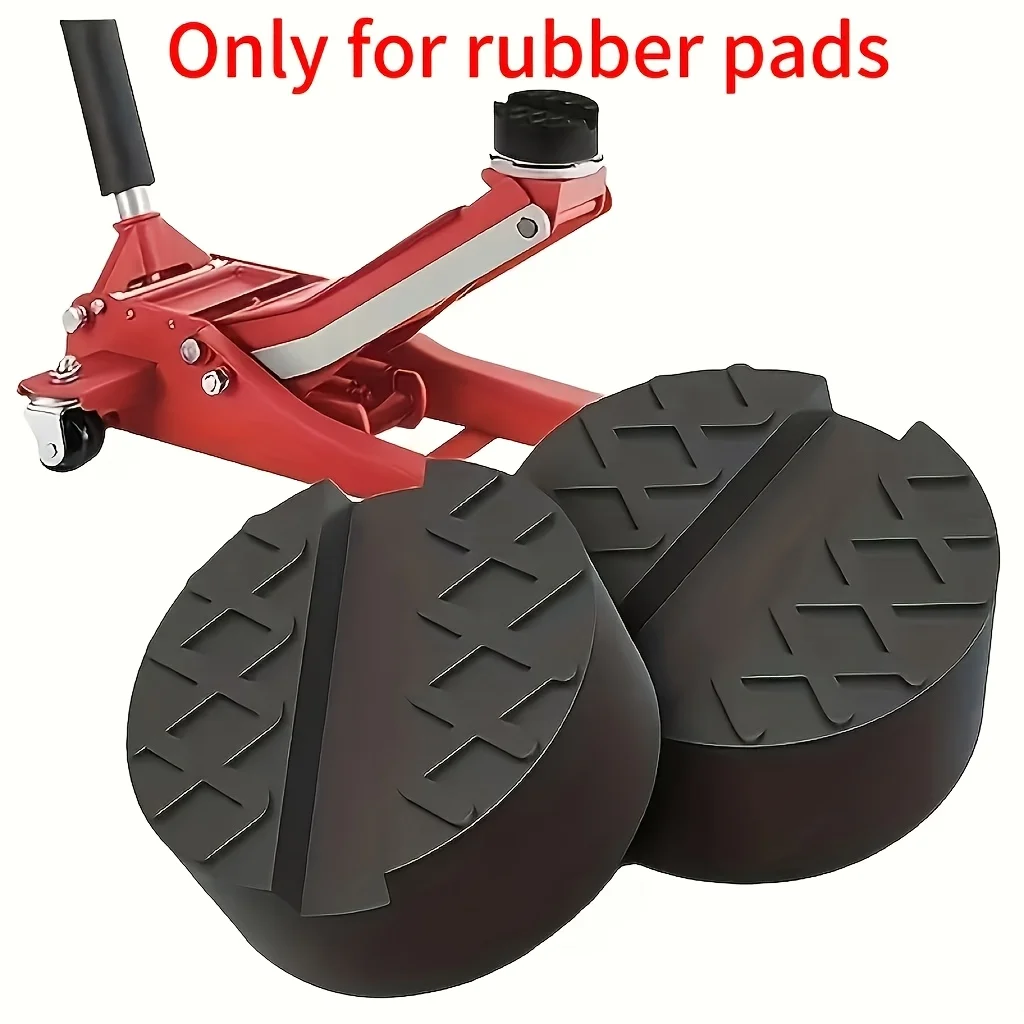 1pcRubber Jack Pad, Car Jack Auxiliary Protector Pad, Synthetic Rubber Jack Protector for Vehicles, Offer Better Protection