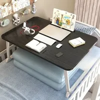 Foldable Lap Desk with Adjustable Legs, Portable Panel Bed Tray Table, Multi-Angle Laptop Stand,for Reading, Writing
