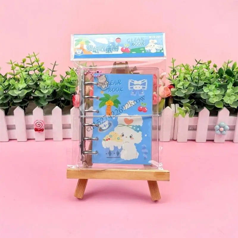 Sticker Collection Journal Book 360 Degree Coil Prevents Page Curling Portable Size For Stickers Collecting Note Taking R9CB