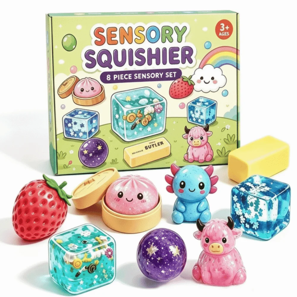 Boxed Set Slow Rising Butter Squishy Butter Bread Bread Sensory Fidget Cheese Easy To Clean Cheese Fidget Pinching Fun