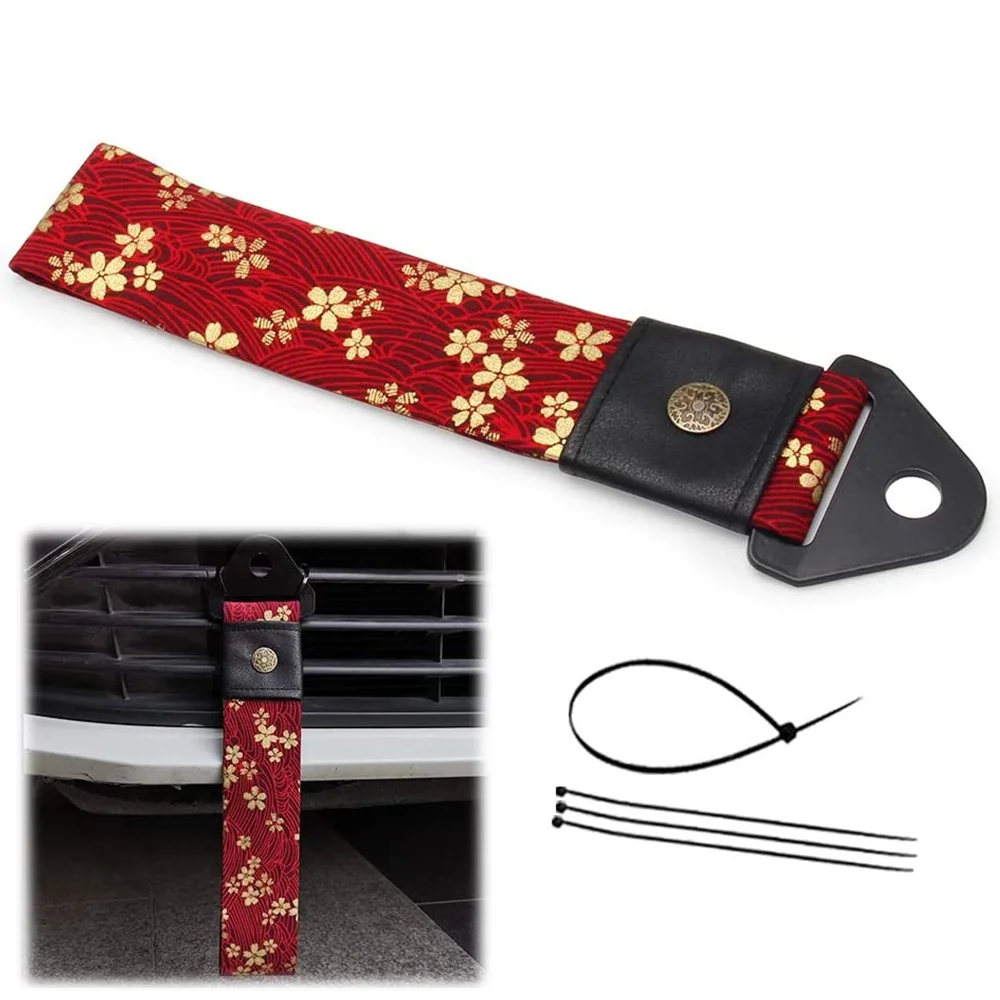 

Personalize JDM Tow Strap 25cm Tow Strap Universal Racing Bushido Car Tow Strap/tow Ropes/Trailer Hook/Towing Bars