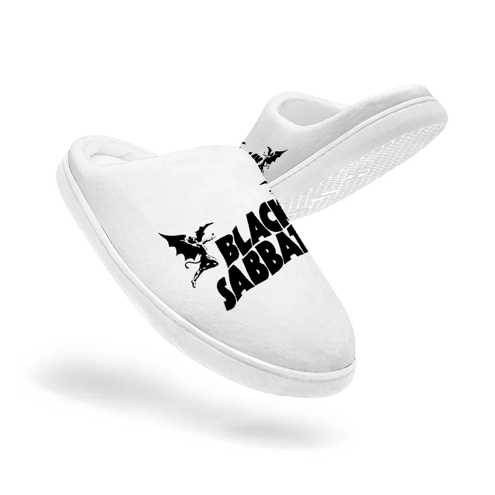 Customizable printed slippers, plush slippers, customizable logo image, text Gifts meetings, events, parties view 5