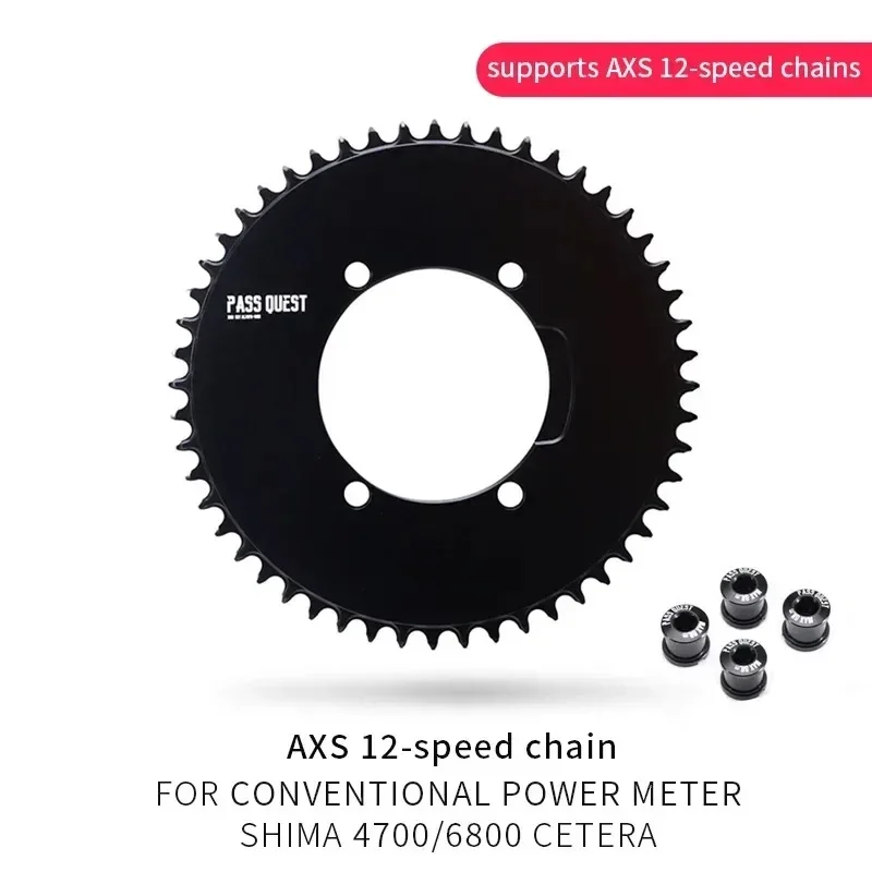 X110 BCD 4-bolt for AERO axs chain Road Bike single chainring round Chain ring Suitable for SHIMANO 4700/5800/6800