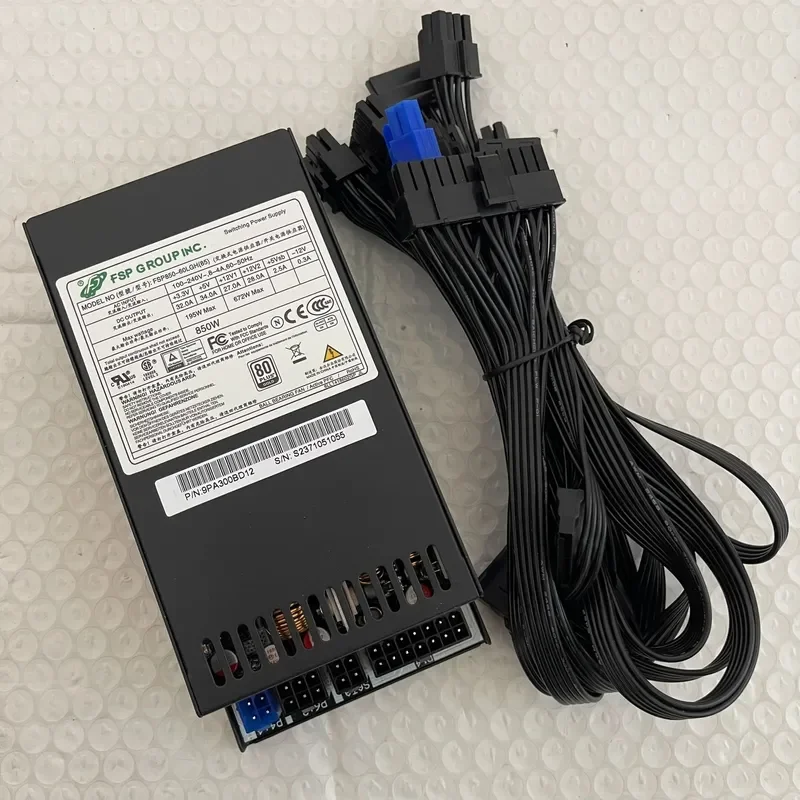for All-Module Small 1U Power Supply Max 850W 80Plus Gold Certified High Efficiency Compact Server PSU Unit