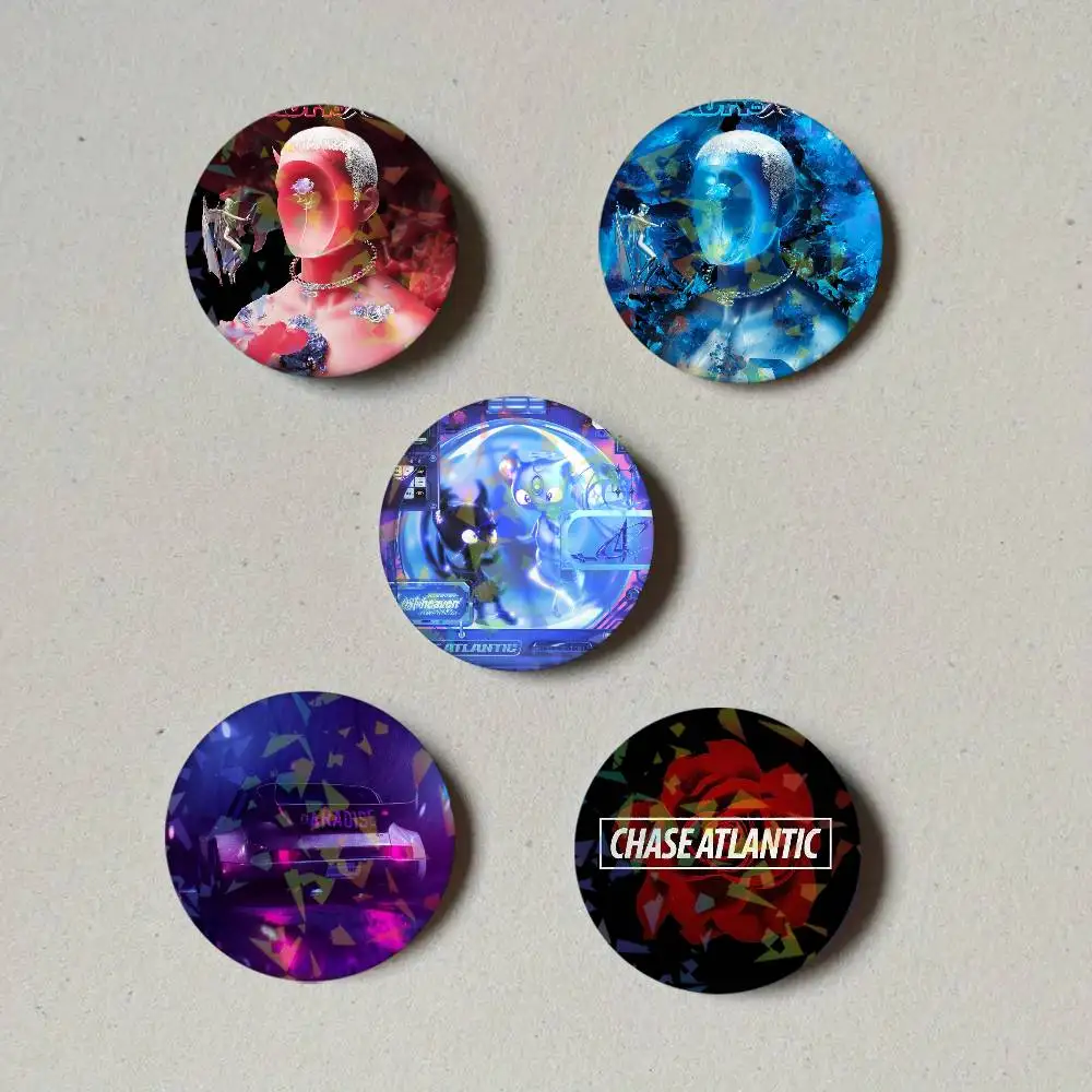 Band C-Chase Atlantic Laser Button Pins Backpack Clothing Decor Brooch Fiction Badge Jewelry Gifts