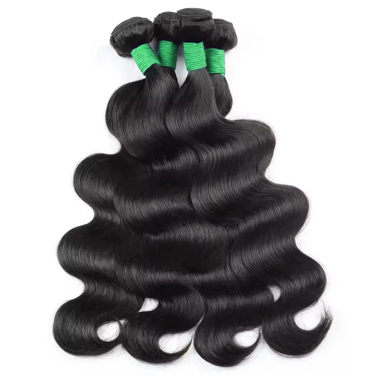 30 pulgadas onda del cuerpo 3/4/5/6 mechones de cabello brasileño tejido ondulado con agua extensiones de cabello humano mechones de cabello crudo para mujeres