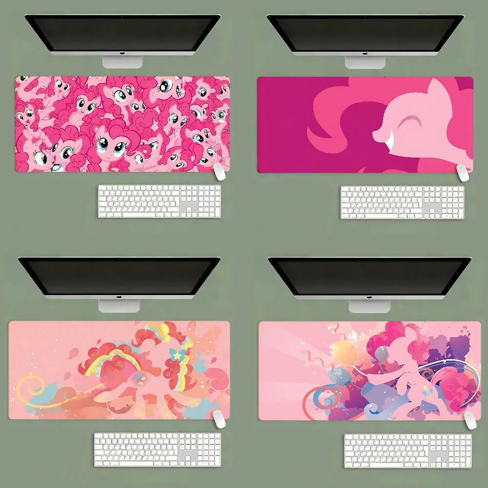 P-Pinkie Pies Mouse Pad Computer Mat Deskpad Laptop Keyboard Mat Office Large Landscape Mousepad