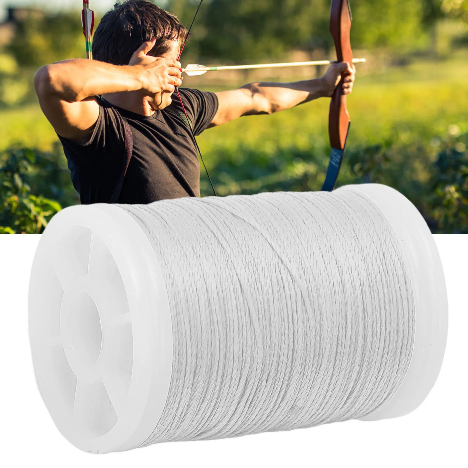 

Archery Bow String Serving Thread Archery Serving Thread Bowstring Material For Tying Peep Sight Nock Maintenance Accessory 110m