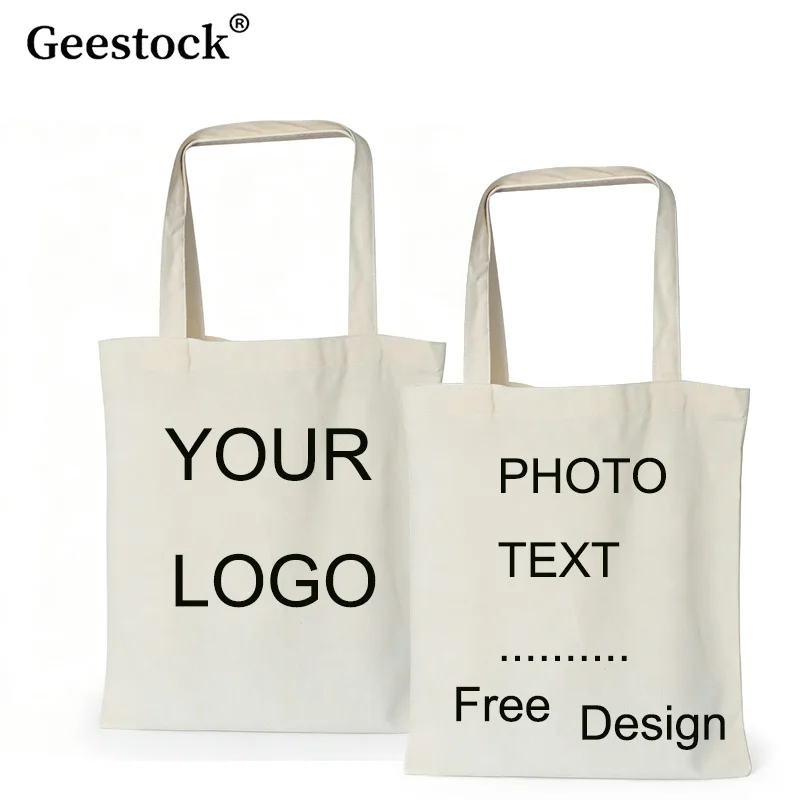 

Geestock 10pcs Large Tote Bag Printing Halloween Friends Gift Shopper Halloween Party Gift DIY Canvas Bag Reusable Shopping Bag