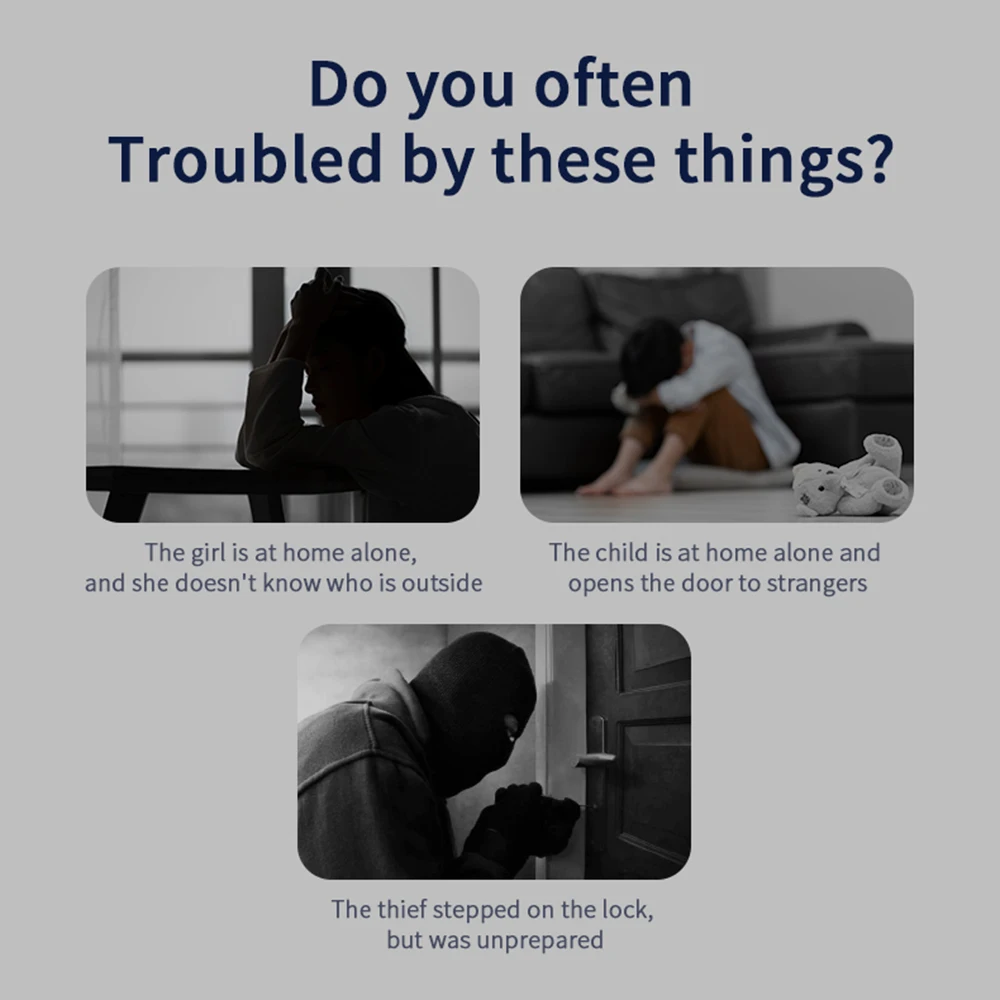 Doorbell Camera Wireless Door Bell Cam with 125° Wide Angle Visual Indoor Chime Smart Video Doorbell HD Video Night Vision Cloud