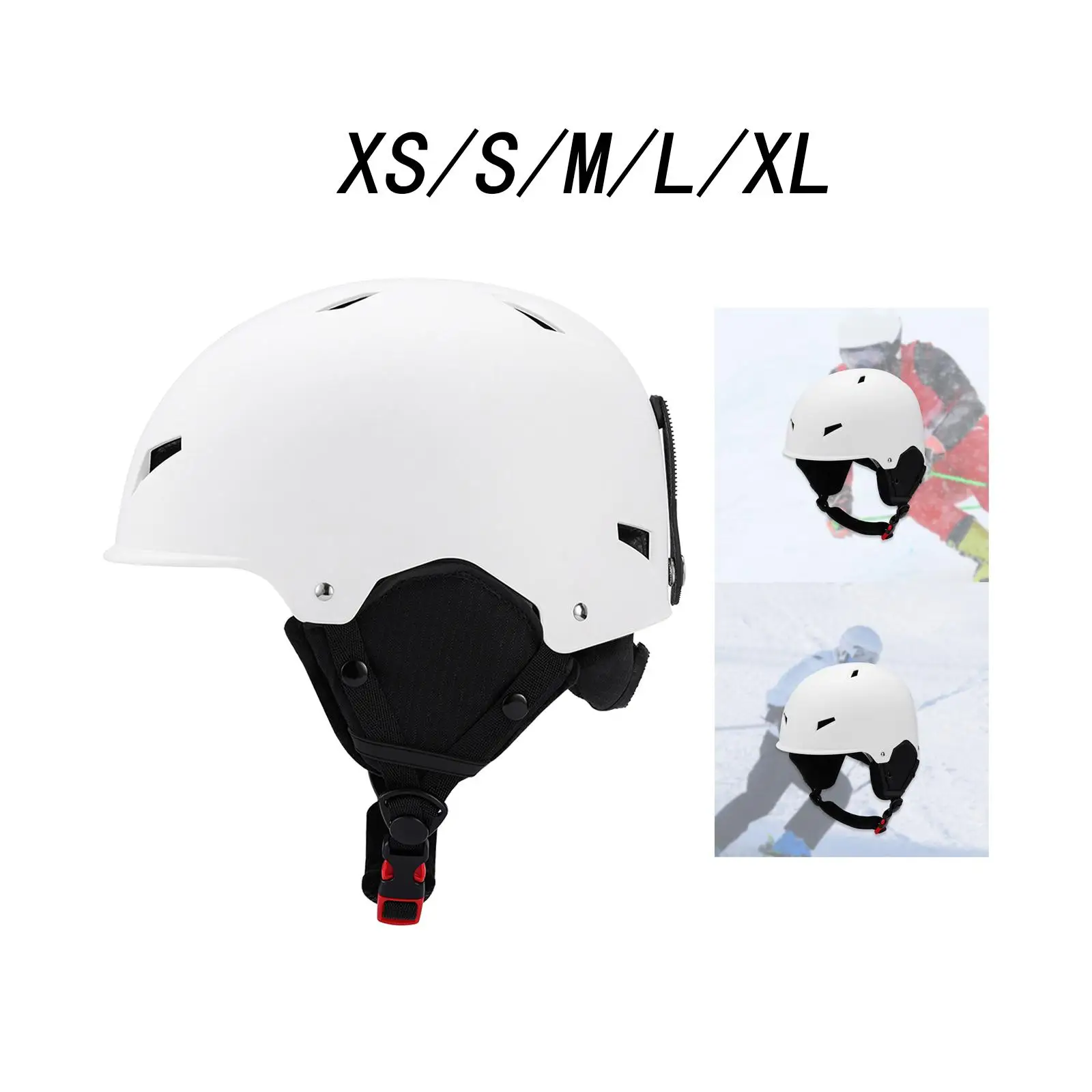 

Snow Ski Helmet Detachable Lining Portable Headgear for Skateboarding Mountain