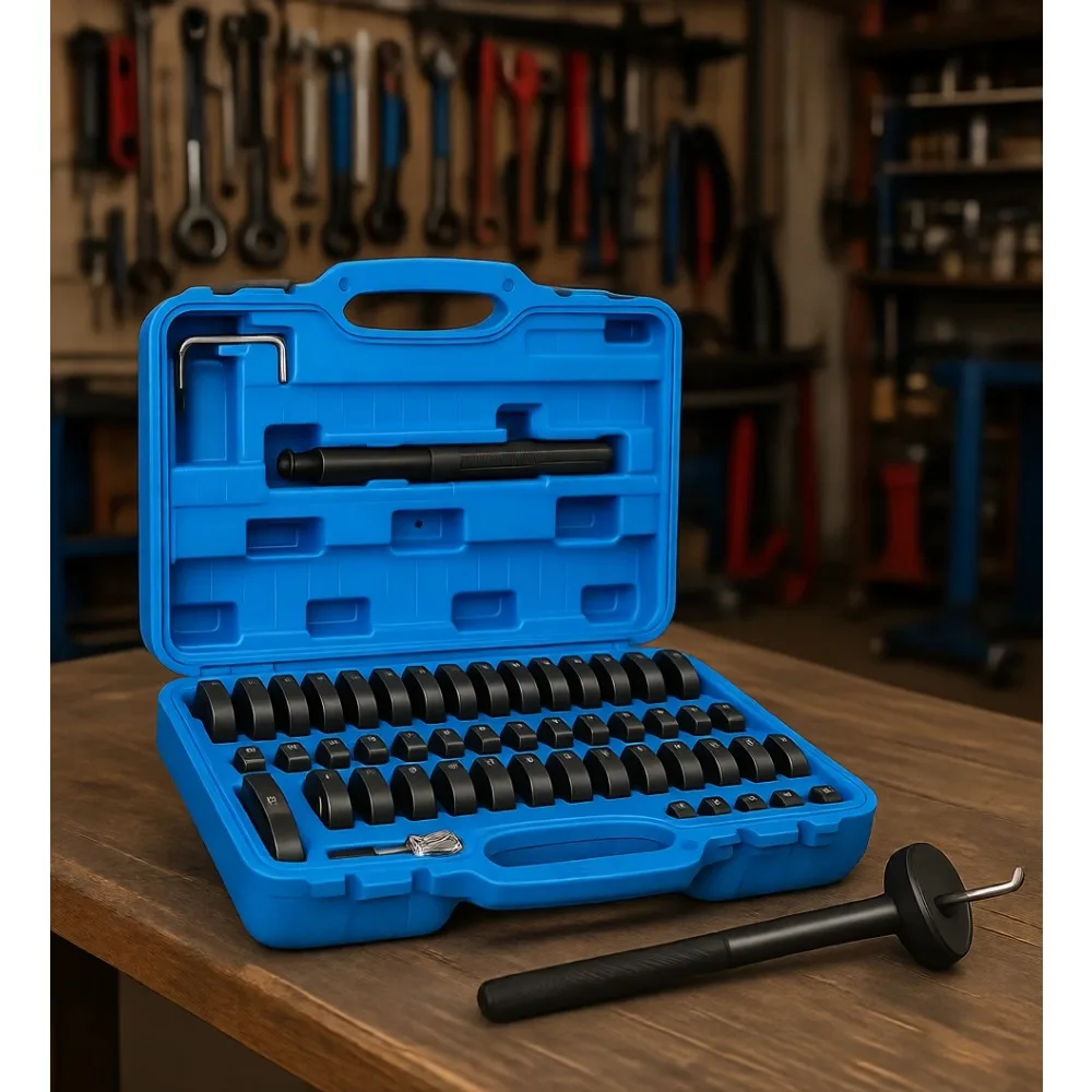 

Набор инструментов 52-в-1 для установки и снятия втулок, подшипников и уплотнений трансмиссии и осей