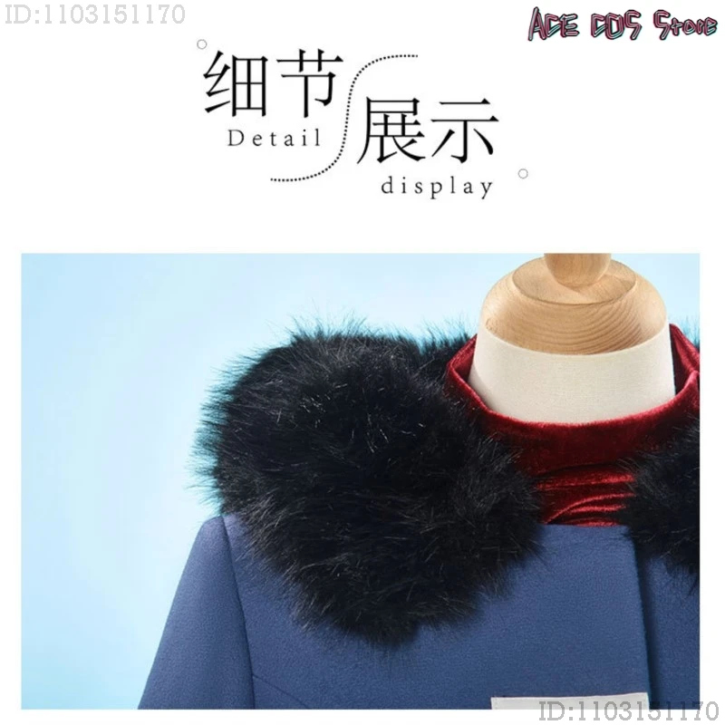 ‌ أنيمي ري الشتاء الزي أنيمي تأثيري حلي معطف تنورة أنيمي دور اللعب موحدة هالوين كرنفال فستان المرأة ‌ ‌ ‌ ‌ ‌