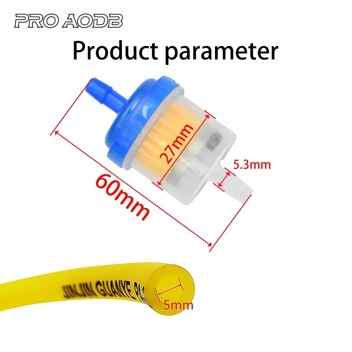 Motorcycle Scooter Moped Scooter Dirt Bike Universal 6mm ATV Fuel Filter Motorcycle oline Gas Fuel oline Oil Filter 49CC