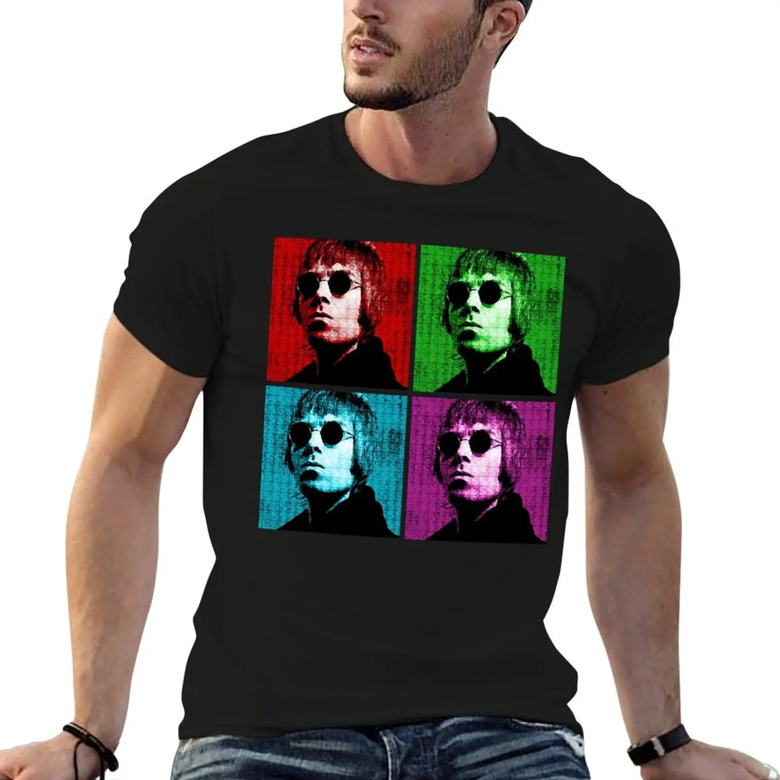 My Favorite People Liam Gallagher Wonderwall Vintage Retro T-Shirt Casual Trendy Streetwear Tee Shirt