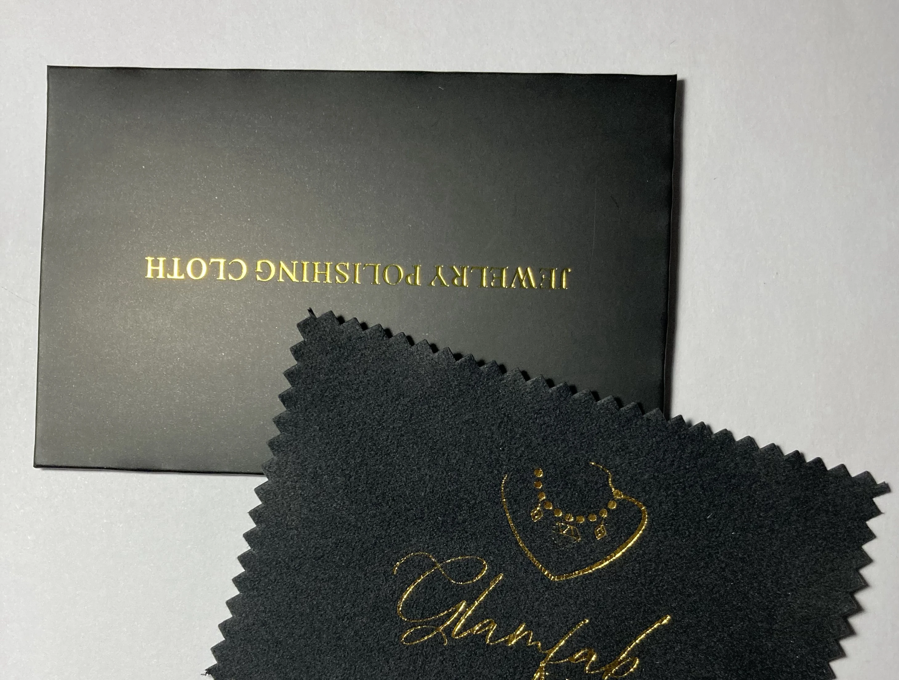 Custom LOGO Cloth Box 1000PCS 10X6.5CM Silver Polish Cloth Jewelry Cleaner Wiping Polishing Microfiber Suede Fabric Cloth