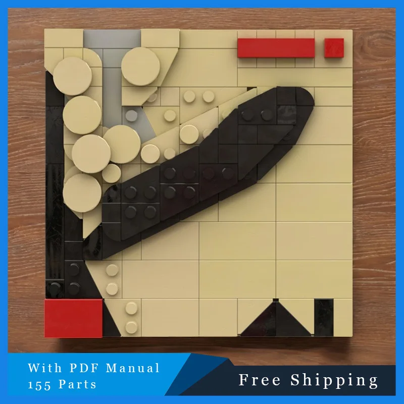 

155 PCS Art Bricks Series 3D Famous Airship Paintings Building Blocks Model For Kid Educational DIY Assembly Toy Christmas Gift