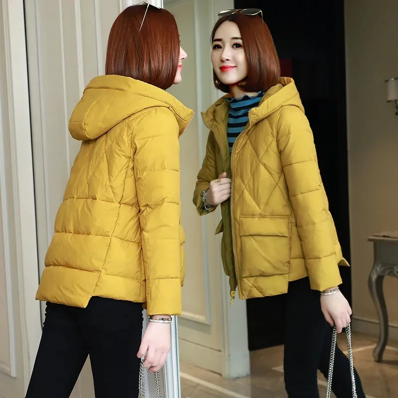 2023 New Hooded Same Style Hot Selling Multi color Optional Down Cotton Coat Women's Warm Winter Coat Women's Cotton Coat Women