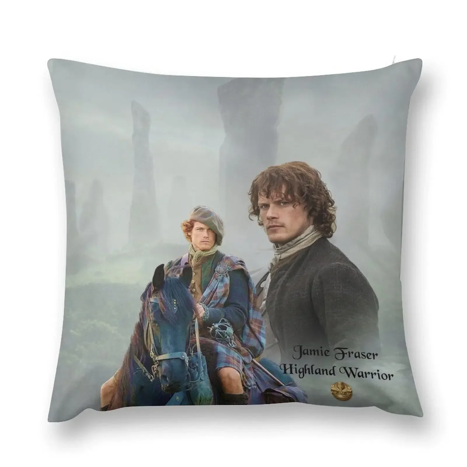 

Jamie Fraser-Highland Warrior/Outlander Throw Pillow Throw Pillow Sofa Covers Throw Pillow Covers