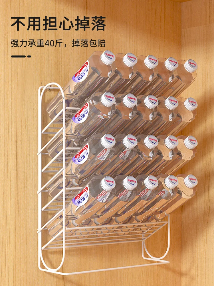 4/9/18 Grid Underwear Organizer Rack Compartment Storage Box Iron Wall-mounted Perforation-free Underwear Organizer Racks