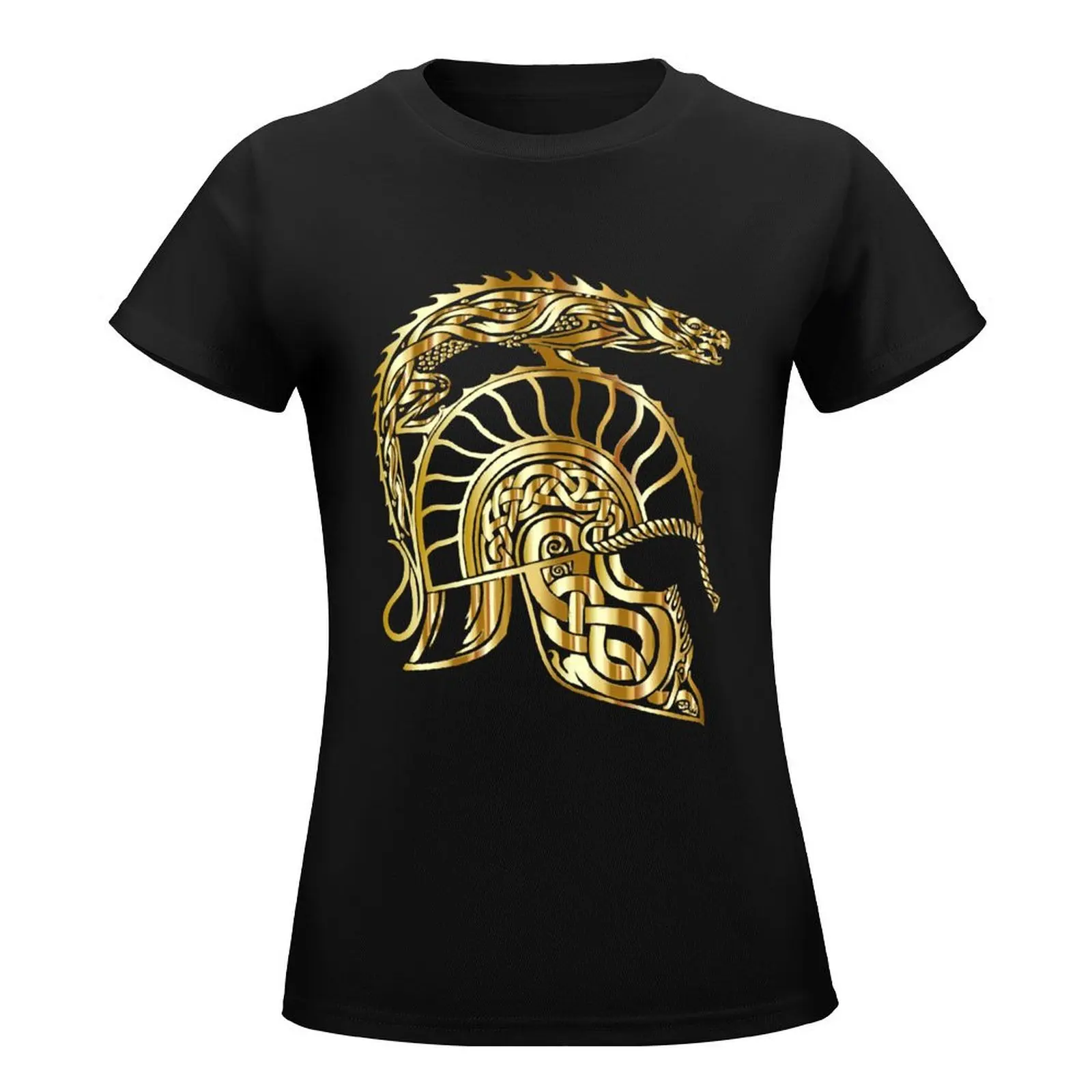 Children Of Hurin Dragon Helm Gold No Background T-Shirt oversized Aesthetic clothing spring clothes Women 2024