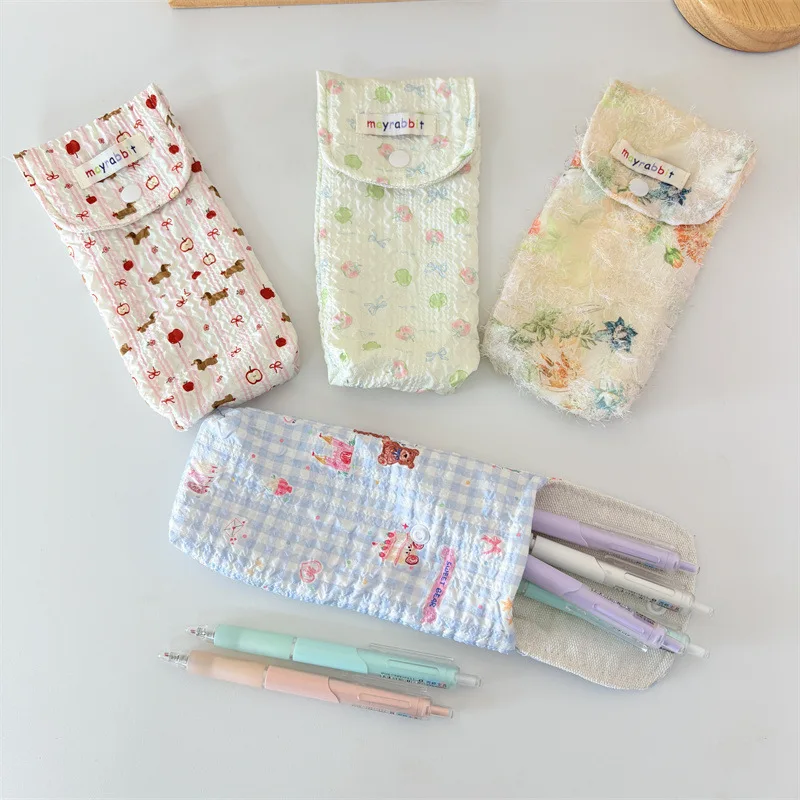 

Fashion Sweet Cute Prints Foam Glasses Bag Girly Sunglasses Sundries Storage Bag Pencil Bag Student Stationery Pencil Case Gifts