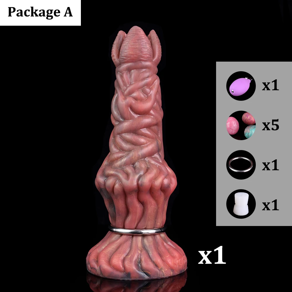 Plug anale fantasy dildo in silicone per uomo e donna monster_voghion.com